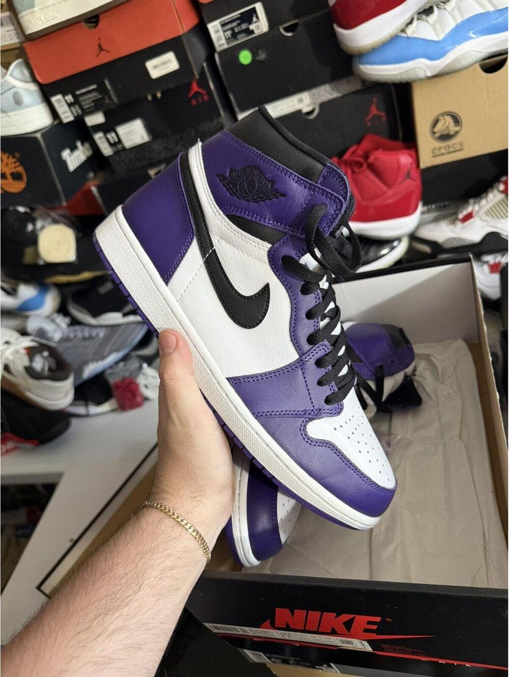 Jordan retro 1 high court purple sz 11.5